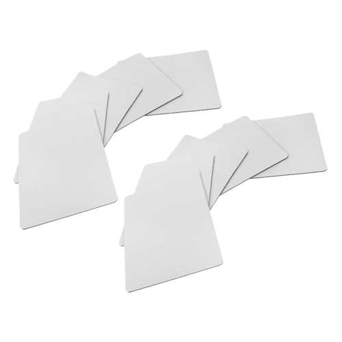GRADENEVE 20 Stück Mauspad Sublimationszubehör Sublimations Mauspads Mauspad Weiße Sublimationsrohlinge Für Das Büro Gaming Mauspad Sublimationsrohlinge Sublimations Mausmatte von GRADENEVE