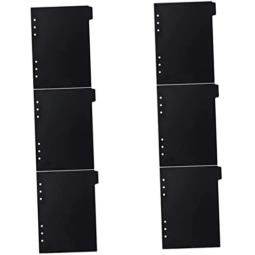 GRADENEVE 6 Stück A5 Teiler Für Lose Blätter, Kunststoff Binder Registerkarten, Ersatz Einlage, Trennblätter, Register Teiler, Binder Separatoren, Büro Binder Zubehör, Karteikarten Teiler GRADENEVE 6 Stück A5 Teiler Für Lose Blätter, Kunststoff Binder Registerkarten, Ersatz Einlage, Trennblätter, Register Teiler, Binder Separatoren, Büro Binder Zubehör, Karteikarten Teiler von GRADENEVE