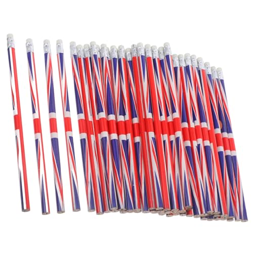 GRADENEVE 60 Stück Bleistifte mit England-flagge Mehrzweck-schreibbleistifte für Studenten Künstler Holzbleistifte Radiergummi GRADENEVE 60 Stück Bleistifte mit England-flagge Mehrzweck-schreibbleistifte für Studenten Künstler Holzbleistifte Radiergummi von GRADENEVE