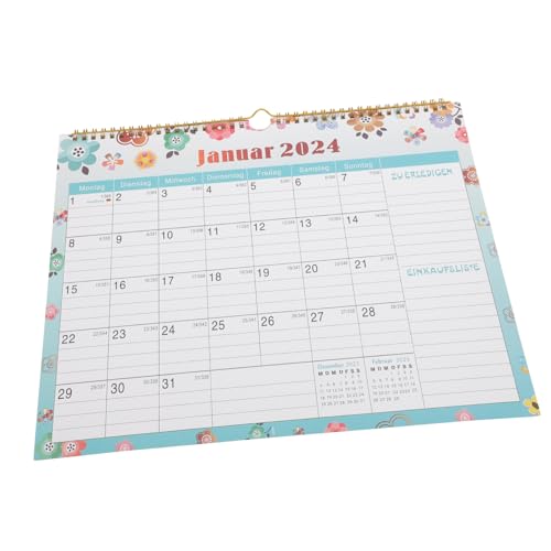 GRADENEVE Familien Wandkalender 2025, Haushaltskalender Für Den Täglichen Gebrauch, Terminkalender, Wandkalender, Hängekalender Für Zuhause, Papierkalender, Zimmer, Monatskalender, von GRADENEVE