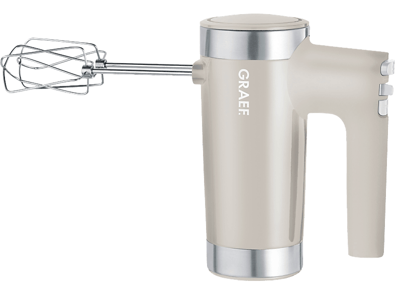 GRAEF HM508 Handmixer Taupe (600 Watt) von GRAEF