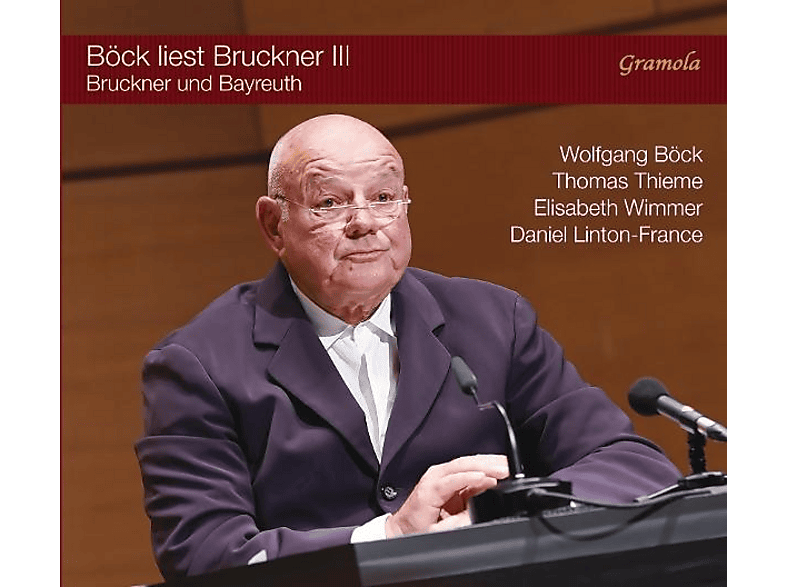 Böck,Wolfgang/Wimmer,Elisabeth - Böck liest Bruckner IIl (CD) von GRAMOLA
