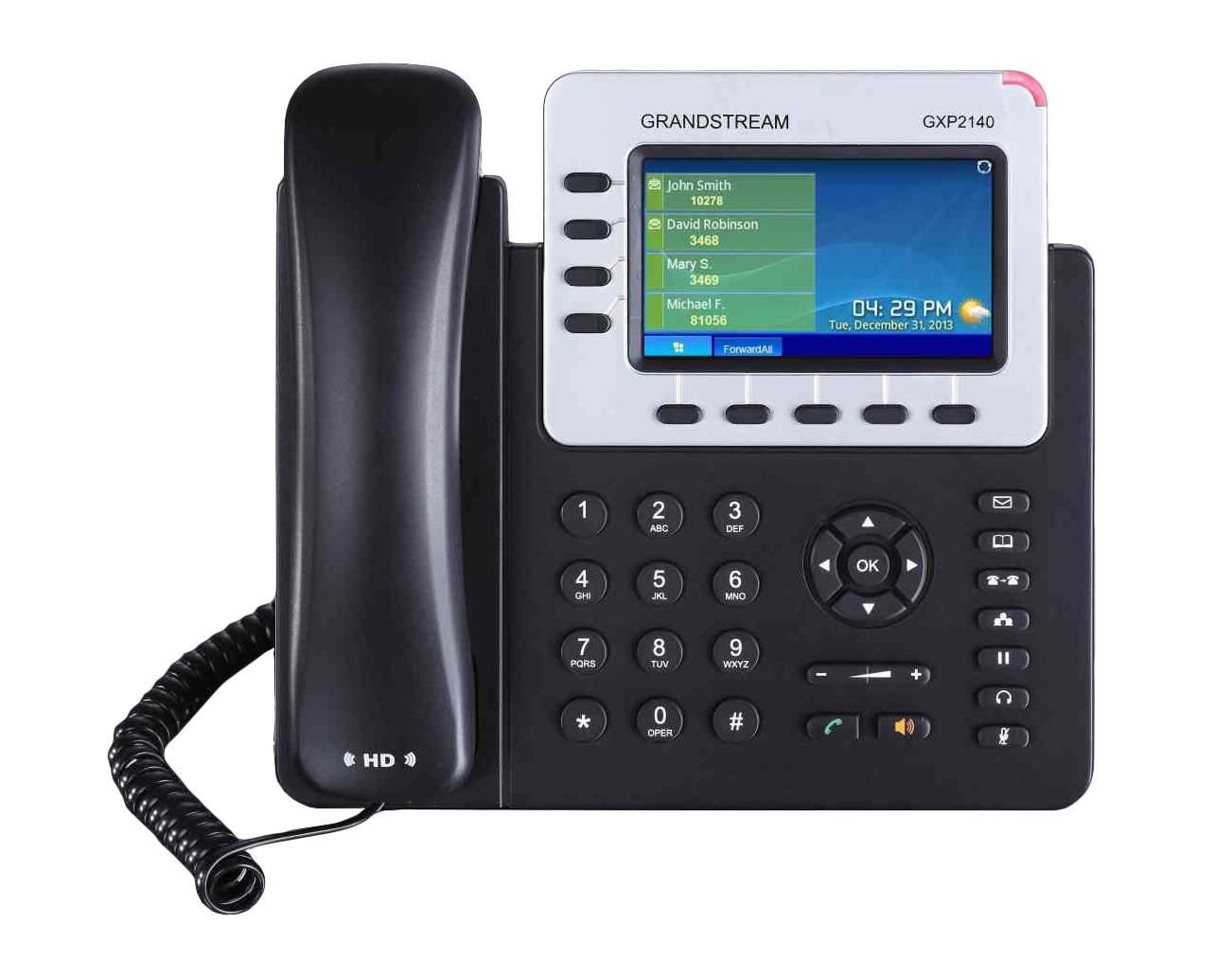GRANDSTREAM Grandstream GXP-2140 SIP Telefon, HD Audio, 4-SIP Konten, Farbdisplay DECT-Telefon GRANDSTREAM Grandstream GXP-2140 SIP Telefon, HD Audio, 4-SIP Konten, Farbdisplay DECT-Telefon von GRANDSTREAM