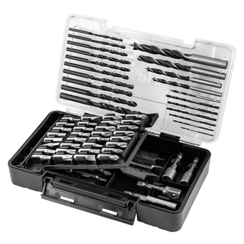 GRAPHITE 66-teiliges Universal Bohrerset & Bit-Set mit HSS Metallbohrern, Holzbohrern, Flachfräsbohrern & magnetischen Nussdrehern - Inklusive praktischer Aufbewahrungsbox GRAPHITE 66-teiliges Universal Bohrerset & Bit-Set mit HSS Metallbohrern, Holzbohrern, Flachfräsbohrern & magnetischen Nussdrehern - Inklusive praktischer Aufbewahrungsbox von GRAPHITE