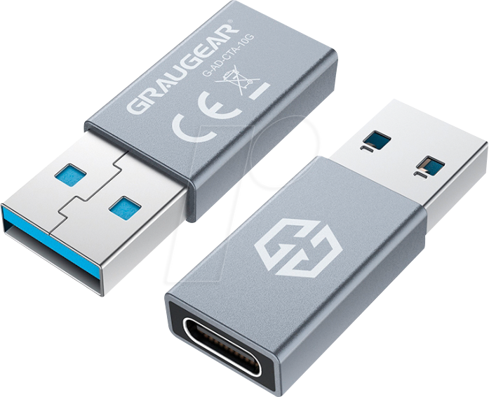GG 18017 - Adapter USB 3.1 A Stecker > C Buchse von GRAUGEAR