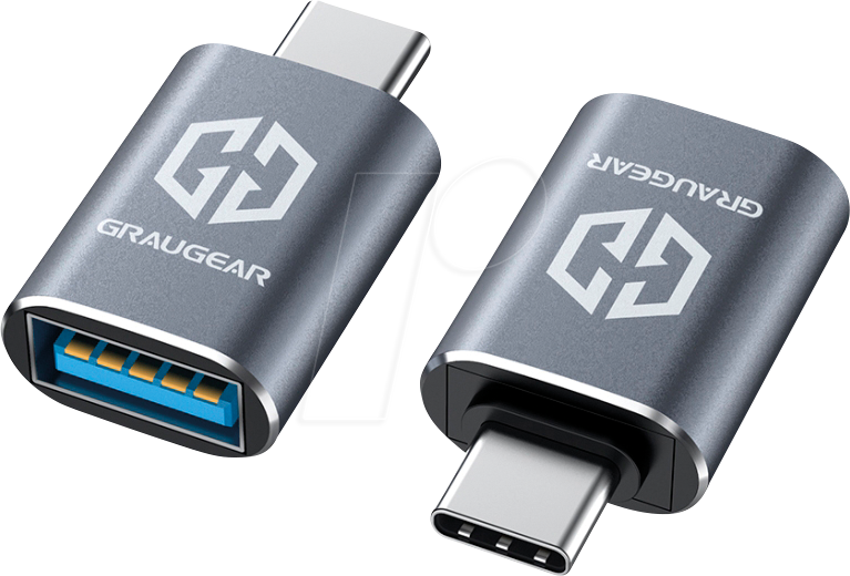 GG 18037 - Adapter USB 3.1 C Stecker > A Buchse, 2er Set von GRAUGEAR