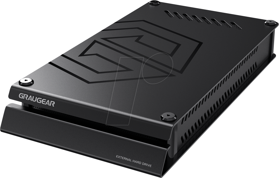 GG 18038 - GRAUGEAR Gaming Festplatte, 4 TB, USB 3.1 von GRAUGEAR