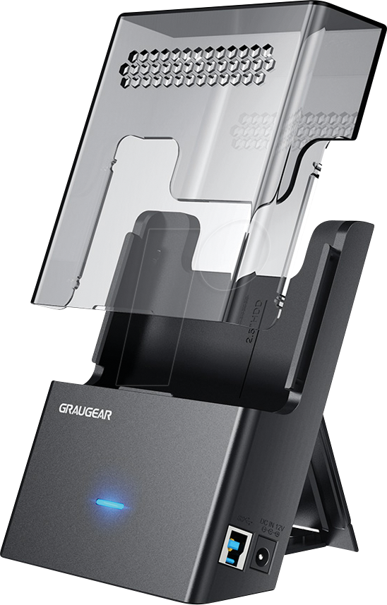 GG 18062 - Dockingstation für 2,5'' & 3,5'' SATA HDD/SSD, USB 3.0 von GRAUGEAR