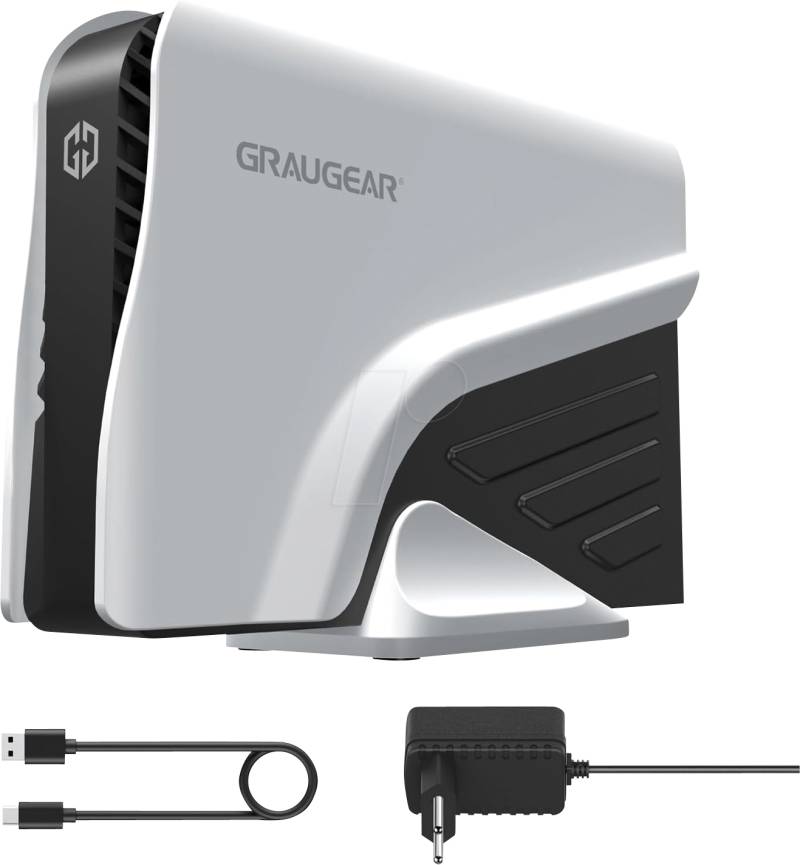 GG 18093 - GRAUGEAR Gaming Festplatte, 8 TB, USB 3.1 von GRAUGEAR