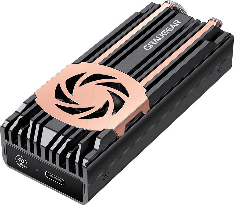 GG 18107 - Externes M.2 NVMe SSD Gehäuse mit USB 4.0 von GRAUGEAR