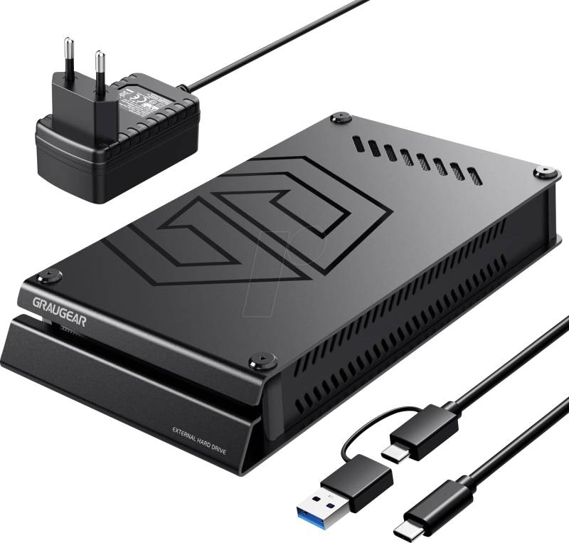 GG 18132 - GRAUGEAR Gaming Festplatte, 14 TB, USB 3.0 von GRAUGEAR