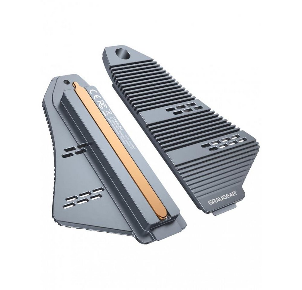 GRAUGEAR Computer-Kühler G-PS5HS04, Heatpipe Kühlkörper, für PS5 SPeichererweiterung, M.2 NVMe SSD GRAUGEAR Computer-Kühler G-PS5HS04, Heatpipe Kühlkörper, für PS5 SPeichererweiterung, M.2 NVMe SSD von GRAUGEAR