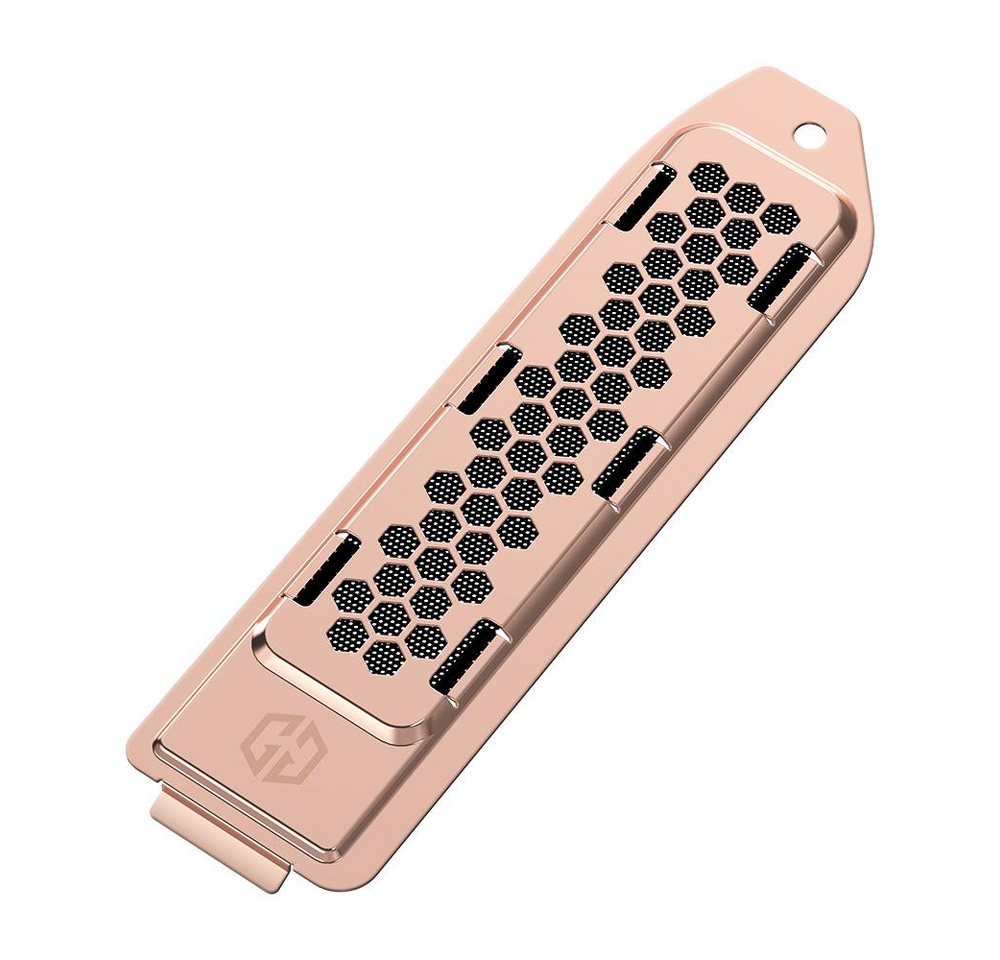 GRAUGEAR Computer-Kühler G-PS5M2-cover-G, Abdeckung mit Belüftung in Gold für PS5 M.2 SSD GRAUGEAR Computer-Kühler G-PS5M2-cover-G, Abdeckung mit Belüftung in Gold für PS5 M.2 SSD von GRAUGEAR