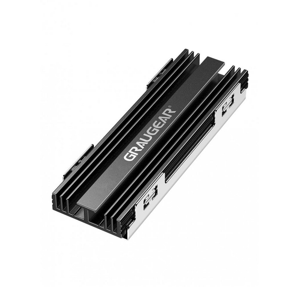 GRAUGEAR Computer-Kühler Kühlkörper Kit für PlayStation 5 Speichererweiterung, SSD M.2NVMe2280 Aluminium, 2 Wärmeleitpads, PS5 Kühlung GRAUGEAR Computer-Kühler Kühlkörper Kit für PlayStation 5 Speichererweiterung, SSD M.2NVMe2280 Aluminium, 2 Wärmeleitpads, PS5 Kühlung von GRAUGEAR