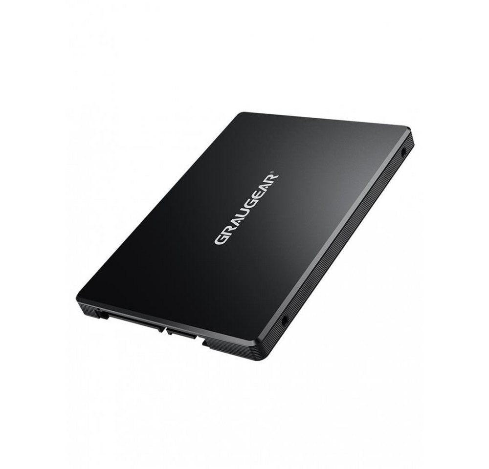 GRAUGEAR G-CV-M2T25 Computer-Adapter, Konverter M.2 NGFF SSD zu 2,5 SATA Adapter Aluminum Gehäuse schwarz" von GRAUGEAR