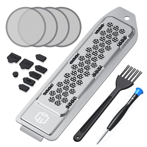 GRAUGEAR Kühl- und Staubschutz-Upgrade für PS5 Original, PS5 M.2 SSD Kühlkörperabdeckung mit Lüfter-Staubfilter und Anschlusssteckern, verhindert Überhitzung und Staubansammlungen (PS5) von GRAUGEAR