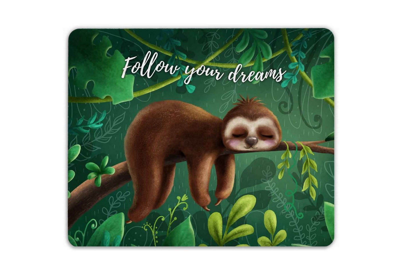 GRAVURZEILE Mauspad im Follow your Dreams Design - Bedrucktes Mousepad -, Geschenk für Familie & Freunde von GRAVURZEILE