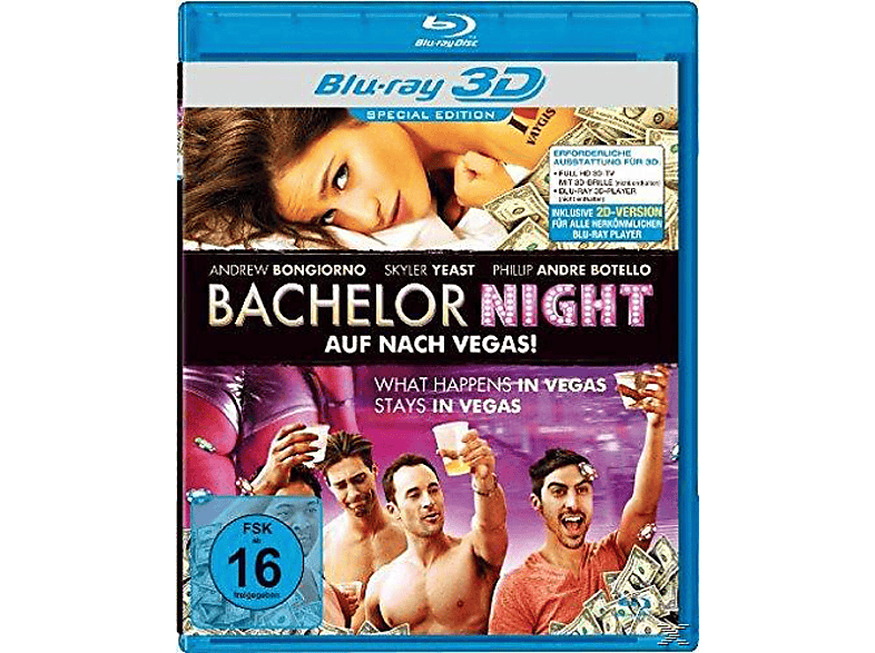 Bachelor Night - Auf nach Vegas! 3D Blu-ray von GREAT MOVI