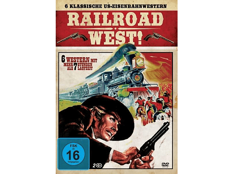 Railroad West!-6 klassische US-Eisenbahnwestern DVD Railroad West!-6 klassische US-Eisenbahnwestern DVD von GREAT MOVI