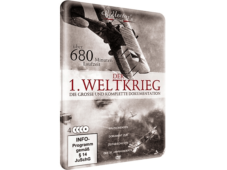 Der 1. Weltkrieg - Die komplette Geschichte (Metallbox) [4 DVDs] DVD von GREAT MOVIE