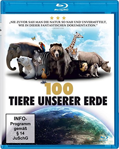 100 Tiere unserer Erde [Blu-ray] von GREAT MOVIES