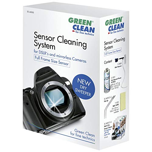 GREEN CLEAN Profi Reinigungskit DSLR und Spiegellose Kamera Full Frame Size weiß von GREEN CLEAN