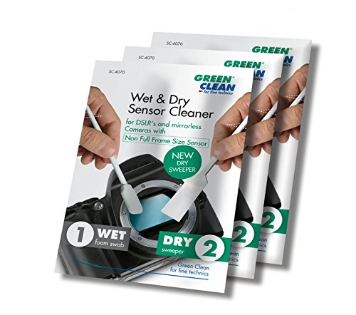 GREEN CLEAN Wet und Dry Sensor Cleaning System für Non Full Frame Size Sensoren grün von Green Clean