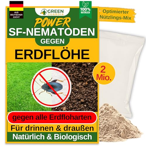 GREEN GUARDIA Super SF-Nematoden gegen Erdflöhe – 2 Mio. für 4m² - Biologisches Mittel zur effektiven Ameisen Bekämpfung – Umweltfreundlich, chemiefrei, einfache Anwendung GREEN GUARDIA Super SF-Nematoden gegen Erdflöhe – 2 Mio. für 4m² - Biologisches Mittel zur effektiven Ameisen Bekämpfung – Umweltfreundlich, chemiefrei, einfache Anwendung von GREEN GUARDIA