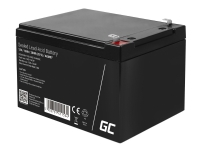 Green Cell AGM Battery 12V 12Ah - Batterie - 12.000 mAh, Plombierte Bleisäure (VRLA), 12 V, 1 Stück(e), Schwarz, 12 Ah, 5 Jahr(e) von GREENCELL