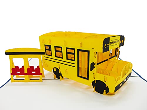 Schulbus, Pop-Up-Karte, 3D-Popup-Grußkarten, für Geburtstag, Valentinstag, Muttertag, Frühling, Vatertag, Abschluss, Hochzeit, Jahrestag, Dankeschön, Genesung, alle Anlässe, 20,3 x 15,2 cm Schulbus, Pop-Up-Karte, 3D-Popup-Grußkarten, für Geburtstag, Valentinstag, Muttertag, Frühling, Vatertag, Abschluss, Hochzeit, Jahrestag, Dankeschön, Genesung, alle Anlässe, 20,3 x 15,2 cm von GREENHANDSHAKE