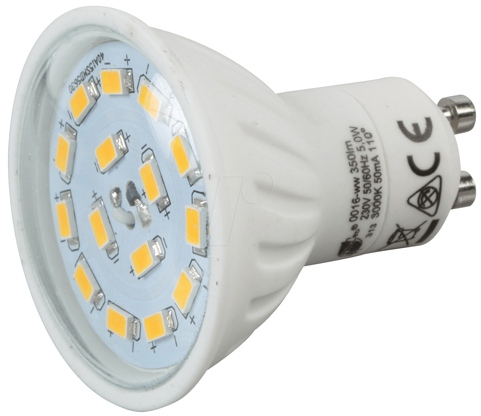 GL GU10 0023 - LED-Strahler GU10, 4,8 W, 400 lm, 6400 K von GREENLED