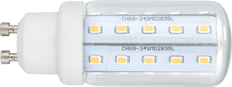 GL GU10 3561 - LED-Röhrenlampe GU10, 4 W, 370 lm, 3000 K von GREENLED