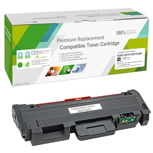 GREENPRINT Kompatible Tonerkartusche B205 B210 B215 Schwarz Hohe Kapazität 3000 Seiten für Xerox B215DNI B205NI B210DNI Multifunktionsdrucker 106R04347 von GREENPRINT