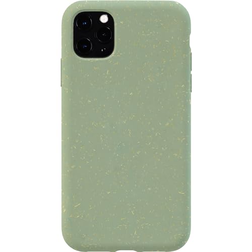 KMP Biologisch-abbaubare Schutzhülle für iPhone 11 Pro Mint-Green von GREENU