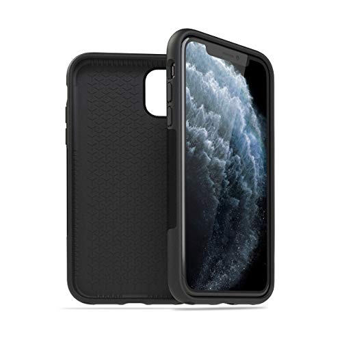 KMP GreenNu Handyhülle passend für iPhone 11 Pro Max - Bioabbaubar Nachaltig robuste Hülle - Case, Bumper, Schutzhülle für Outdoor & Sport - Black Stone von GREENU