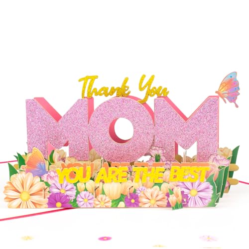 GREETING ART Muttertagskarte, Muttertag, Geburtstagskarte für Mama Special, 3D Pop Up Grußkarte, Geschenk für Mama Geburtstag von GREETING ART