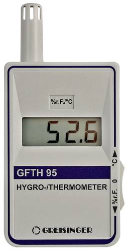 Greisinger GFTH 95 Luftfeuchtemessgerät (Hygrometer) 10% rF 95% rF von GREISINGER