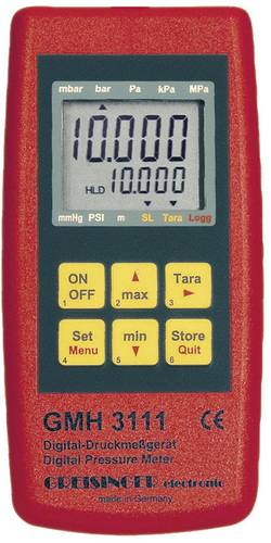 Greisinger GMH 3111 Druck-Messgerät Luftdruck 0.0025 - 1000 bar von GREISINGER