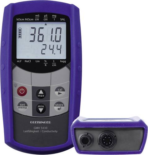 Greisinger GMH 5430 Kombi-Messgerät Leitfähigkeit, Salinität, Gelöste Teilchen (TDS), Temperatur von GREISINGER