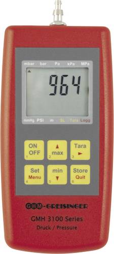 Greisinger GMH3161-12 Druck-Messgerät Luftdruck, Nicht aggressive Gase, Korrosive Gase 0 - 1.3 bar von GREISINGER