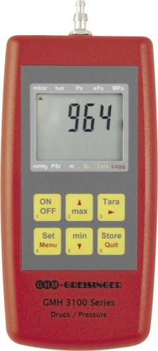 Greisinger GMH3181-12 Druck-Messgerät Luftdruck, Nicht aggressive Gase, Korrosive Gase 0 - 1.3 bar von GREISINGER