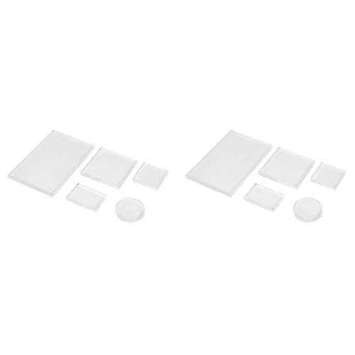 GREOHNMPAW 10 StüCk Klarer Stempel Acrylblock Set für Transparente Acryl Stempel Pad DIY Scrapbooking Klare Acryl Display Riser StäNder GREOHNMPAW 10 StüCk Klarer Stempel Acrylblock Set für Transparente Acryl Stempel Pad DIY Scrapbooking Klare Acryl Display Riser StäNder von GREOHNMPAW