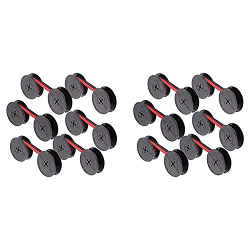GREOHNMPAW 12 Packungen Schreibmaschinen Farbband Doppel Spule Schreibmaschinen Farbband Rot und Schwarz Doppelspule Ersatzpackung für Die Meisten Schreibmaschinen GREOHNMPAW 12 Packungen Schreibmaschinen Farbband Doppel Spule Schreibmaschinen Farbband Rot und Schwarz Doppelspule Ersatzpackung für Die Meisten Schreibmaschinen von GREOHNMPAW