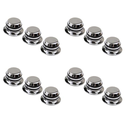 GREOHNMPAW 12 Stücke Gitarre Metall Oberteil Zylinder Ton Tuning Knöpfe für Elektrische Gitarre Lp Chrome GREOHNMPAW 12 Stücke Gitarre Metall Oberteil Zylinder Ton Tuning Knöpfe für Elektrische Gitarre Lp Chrome von GREOHNMPAW