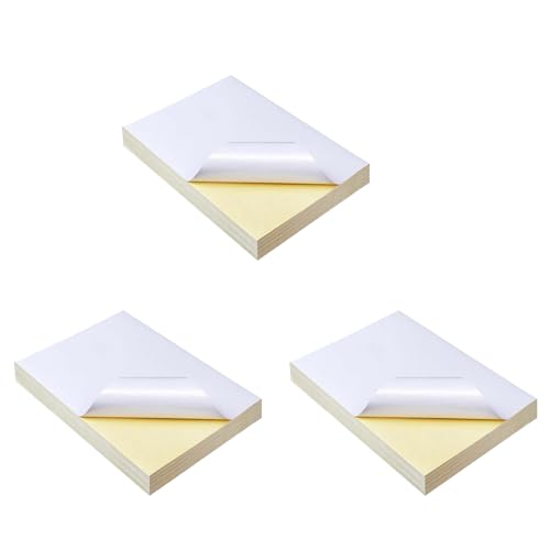 GREOHNMPAW 150 Blatt A4 Selbst Klebendes Wasserdichtes Aufkleber Etikett Hoch Glanz Papier für Inkjet Drucker Kopierer GREOHNMPAW 150 Blatt A4 Selbst Klebendes Wasserdichtes Aufkleber Etikett Hoch Glanz Papier für Inkjet Drucker Kopierer von GREOHNMPAW