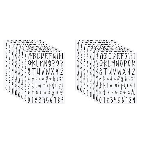 GREOHNMPAW 16 Blatt Selbstklebende Vinyl Buchstaben Zahlen Satz, Buchstaben Zahlen Aufkleber DIY Aufkleber Skript Pantry Etiketten für GREOHNMPAW 16 Blatt Selbstklebende Vinyl Buchstaben Zahlen Satz, Buchstaben Zahlen Aufkleber DIY Aufkleber Skript Pantry Etiketten für von GREOHNMPAW