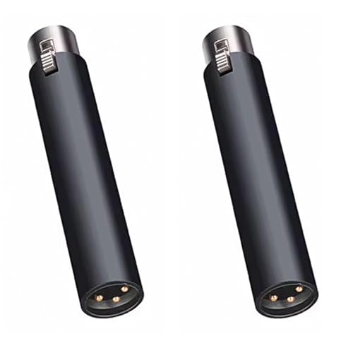 GREOHNMPAW 2X 48-V-Mikrofon-Dynamischer Vorverstärker für DM1 28-DB-Mikrofonverstärker für Dynamische und Passive Bändchenmikrofone von GREOHNMPAW