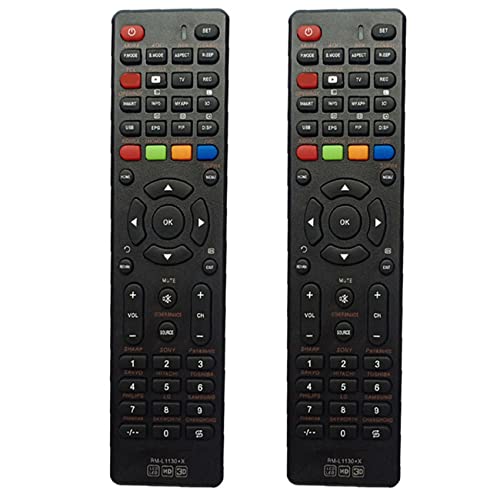 GREOHNMPAW 2X Rm-L1130 +X TV Fernbedienung Steuerung Universal für Akira Elenbreg Prima Openbox Smart TV von GREOHNMPAW