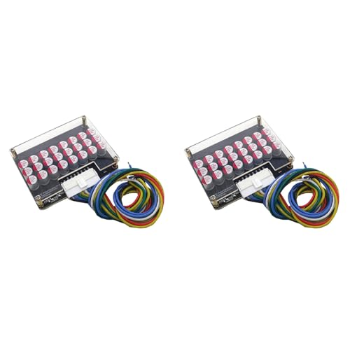 GREOHNMPAW 2X Whole Group Balancer 8S 5A Active Lithium Lipo Lifepo4 Battery Equalizer Energy Transfer Capacitor Board mit Shell von GREOHNMPAW