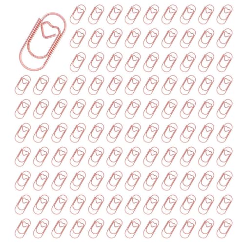GREOHNMPAW 300 StüCk Rose Gold Nette BüRoklammern Papier Clip Mini Clips FöRmige BüRoklammern Papier Clip Lesezeichen Clips für BüRo Lieferanten Schule GREOHNMPAW 300 StüCk Rose Gold Nette BüRoklammern Papier Clip Mini Clips FöRmige BüRoklammern Papier Clip Lesezeichen Clips für BüRo Lieferanten Schule von GREOHNMPAW